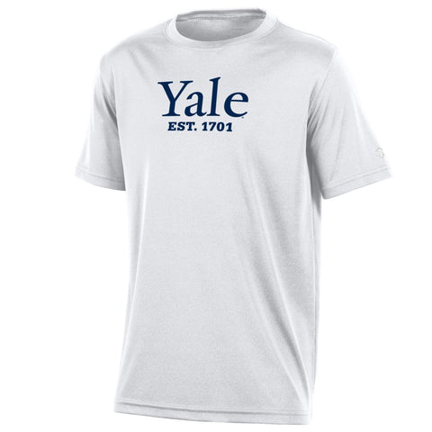 Yale University Youth Boys Tee Shirt, White