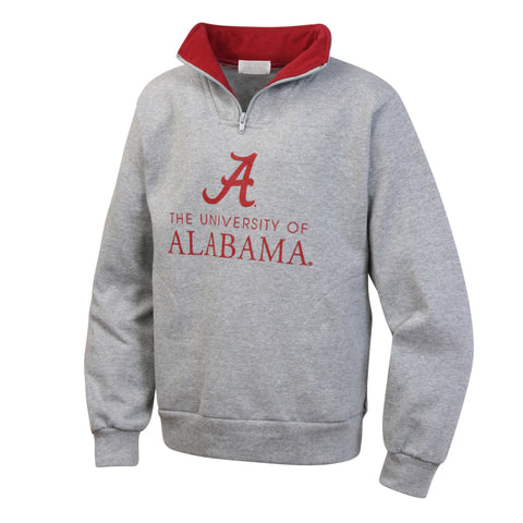 University of Alabama Youth Boys Zip Pullover Sweatshirt