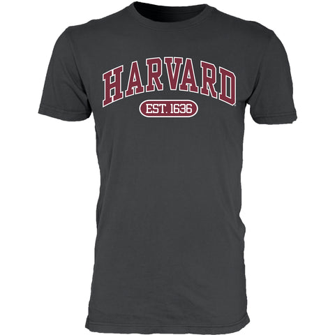 Harvard University Est. 1636 Tee Shirt, Titanium