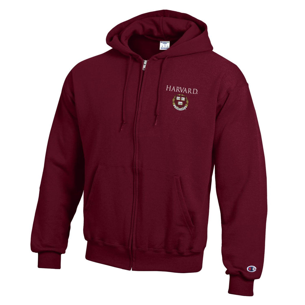 Harvard University Veritas Seal Zip Hoodie CLAYSON
