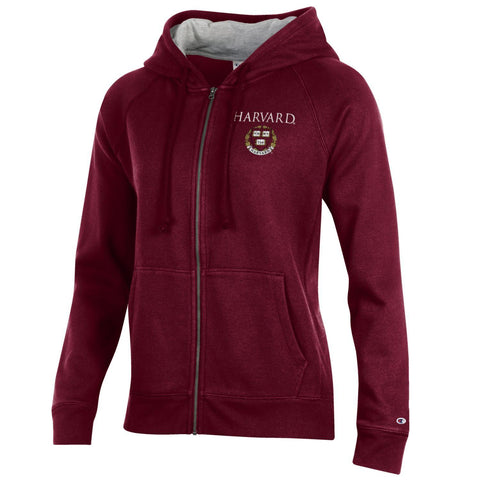 Harvard University Veritas Seal Zip Hoodie