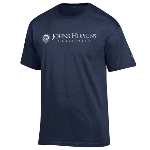 Johns Hopkins University Tee Shirt, Navy