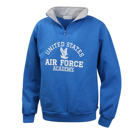 US Air Force Academy Boys Youth Zip Pullover Sweatshirt
