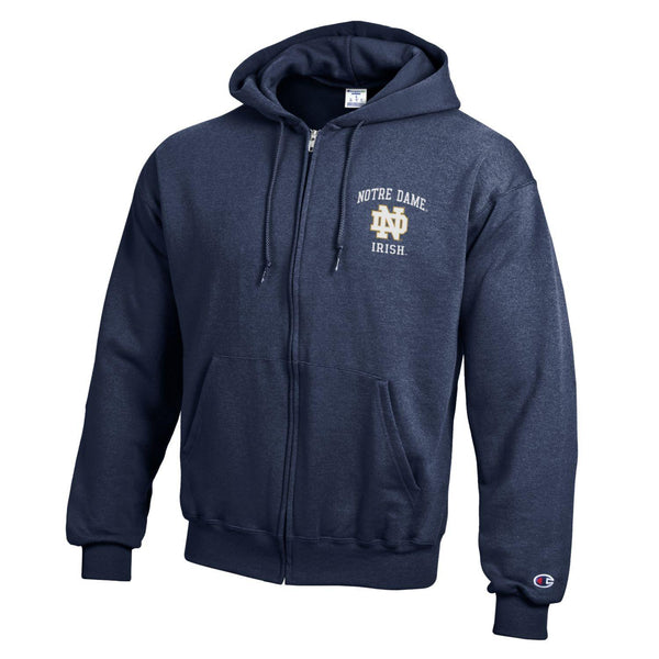 Notre dame top zip hoodie