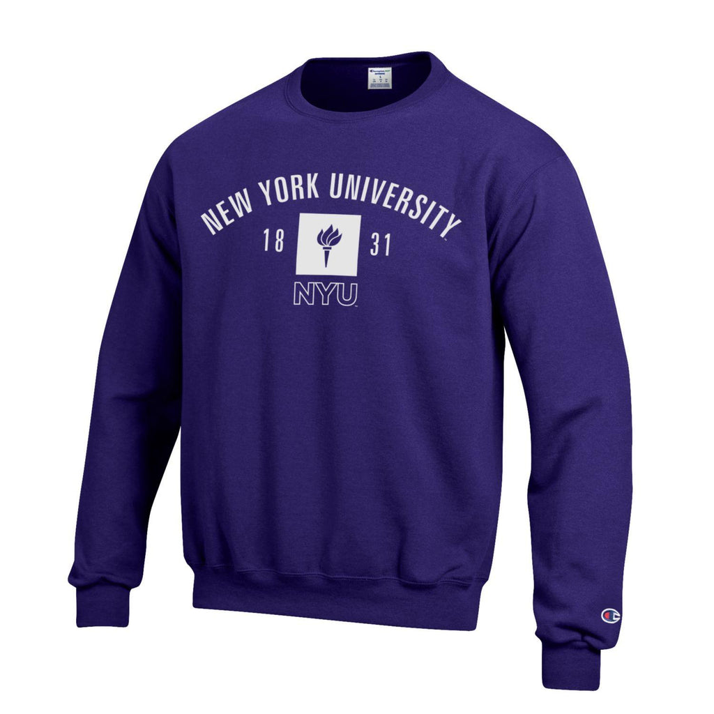 Nyu crew neck outlet