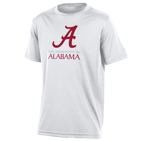University of Alabama Youth Boys Tee Shirt, White