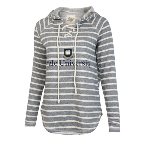 Yale University Lace Up Sweater Hoodie