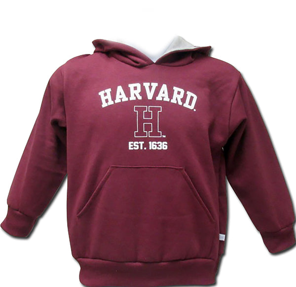 Harvard University Youth Boys Pullover Hoodie CLAYSON